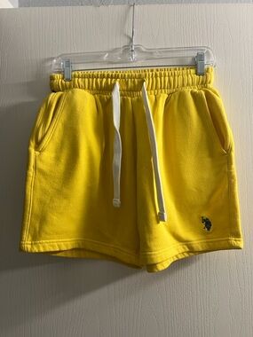 U.S. Polo Assn. Yellow Elastic Waist Shorts